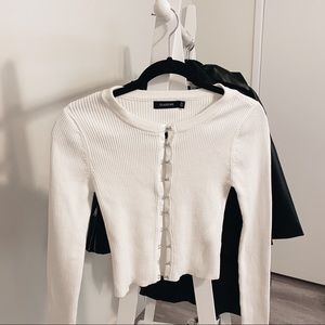 Glassons Clasp Front Knit Top